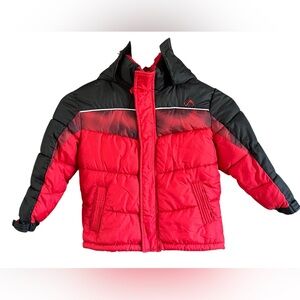 Hostess Pick Child's Red and Black Puffer Jacket